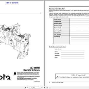 Kubota K Hitch AP KH15 Operation Manual 320 135MK (1)