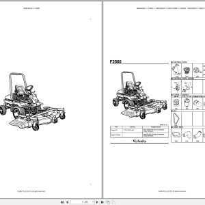Kubota Mower F3560 Australia Parts Catalog (1)