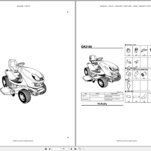 Kubota Mower GR2100 Australia Parts Catalog (1)