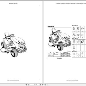 Kubota Mower GR2120AU Australia Parts Catalog (1)