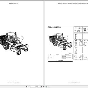 Kubota Mower GZD15 IILD Australia Parts Catalog (1)