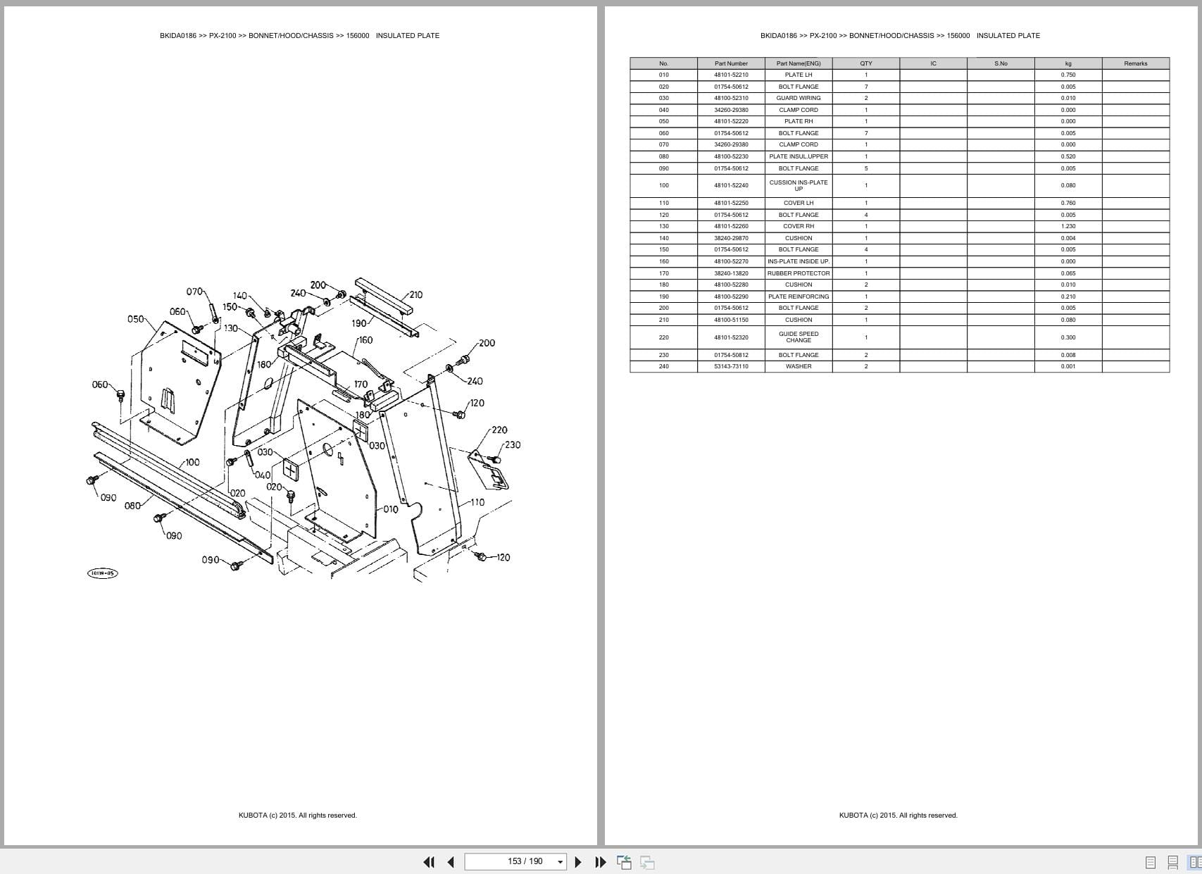Kubota Mower PX 2100 Australia Parts Catalog (2)