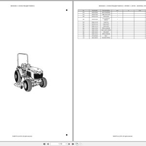 Kubota Mower RCK60 27B RCK60 27A [B2710 B2910] Australia Parts Catalog (1)
