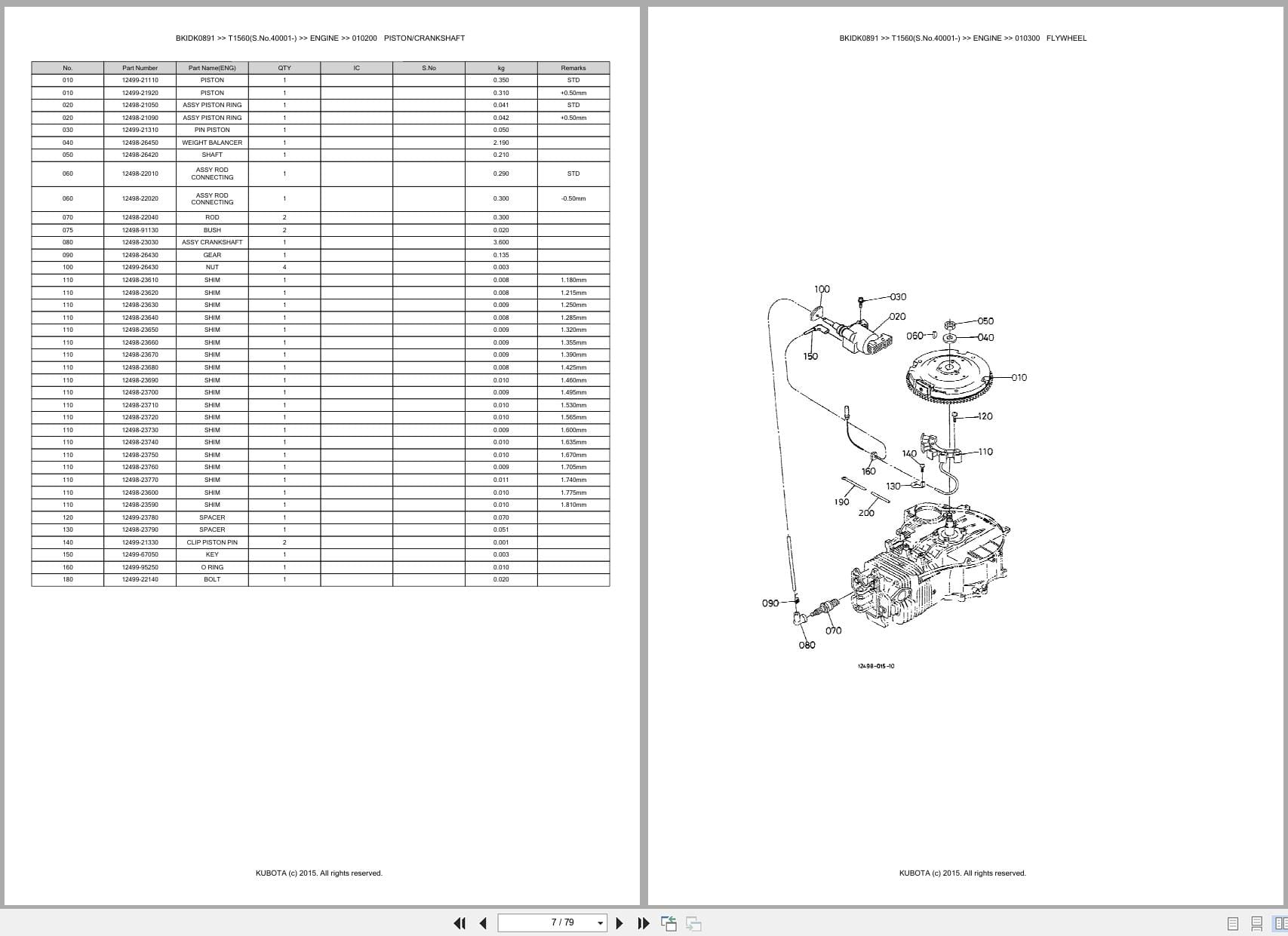 Kubota Mower T1560 40001 Australia Parts Catalog (2)
