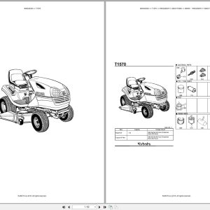 Kubota Mower T1570 Australia Parts Catalog (1)