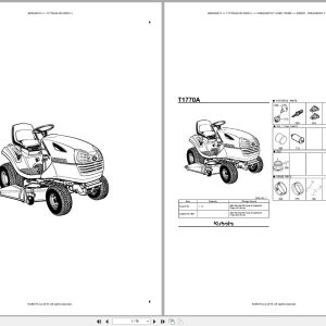 Kubota Mower T1770A 20001 Australia Parts Catalog (1)