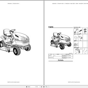 Kubota Mower T1870 10001 Australia Parts Catalog (1)