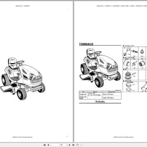 Kubota Mower T2080AU2 Australia Parts Catalog (1)