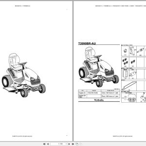 Kubota Mower T2090BR AU Australia Parts Catalog (1)