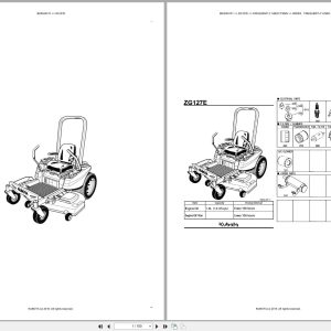 Kubota Mower ZG127E Australia Parts Catalog (1)
