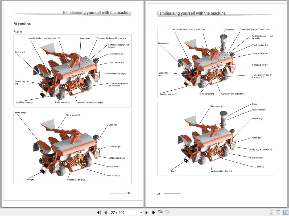 Kubota Precision Planter PP1001 Operating Manual A156307840 (2)