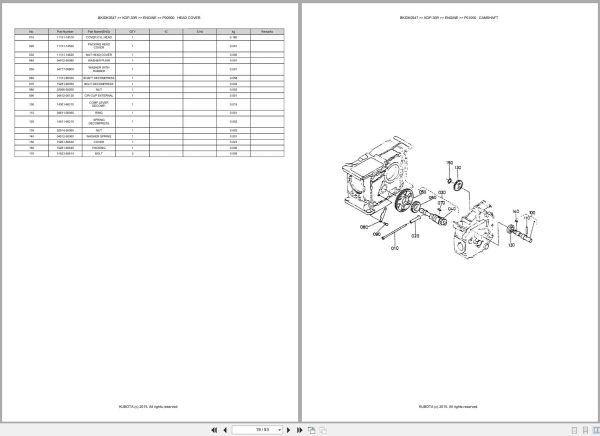 Kubota Pump KDP 30R Australia Parts Catalog (2)