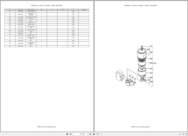 Kubota Pump KDP 40H Australia Parts Catalog (2)