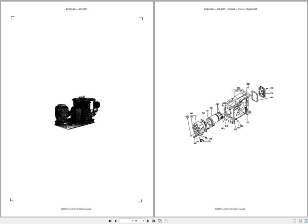 Kubota Pump KDP S30R Australia Parts Catalog (1)