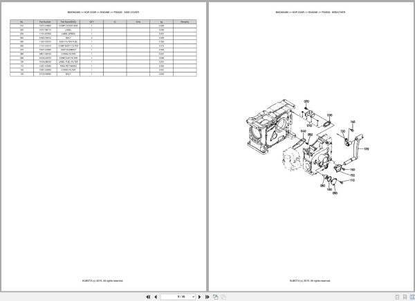 Kubota Pump KDP S30R Australia Parts Catalog (2)
