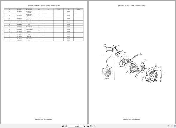 Kubota Pump KGP30E Australia Parts Catalog (2)