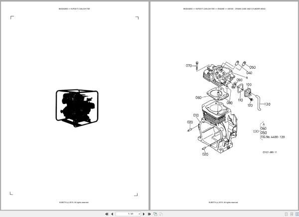 Kubota Pump KVP201T CAN GH170E Australia Parts Catalog (1)
