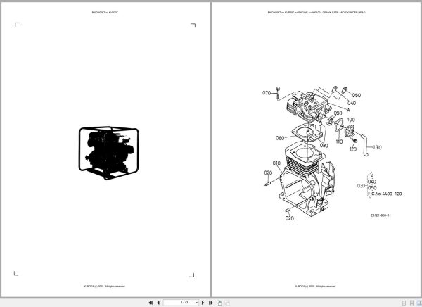 Kubota Pump KVP20T Australia Parts Catalog (1)