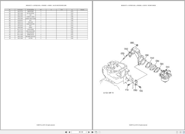 Kubota Pump KVP20Z USA Australia Parts Catalog (2)