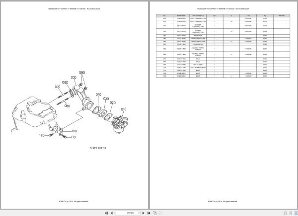 Kubota Pump KVP40T Australia Parts Catalog (2)