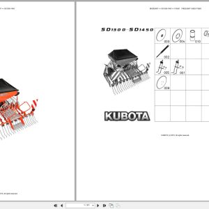 Kubota Seeding SD1300 1450 Australia Parts Catalog (1)