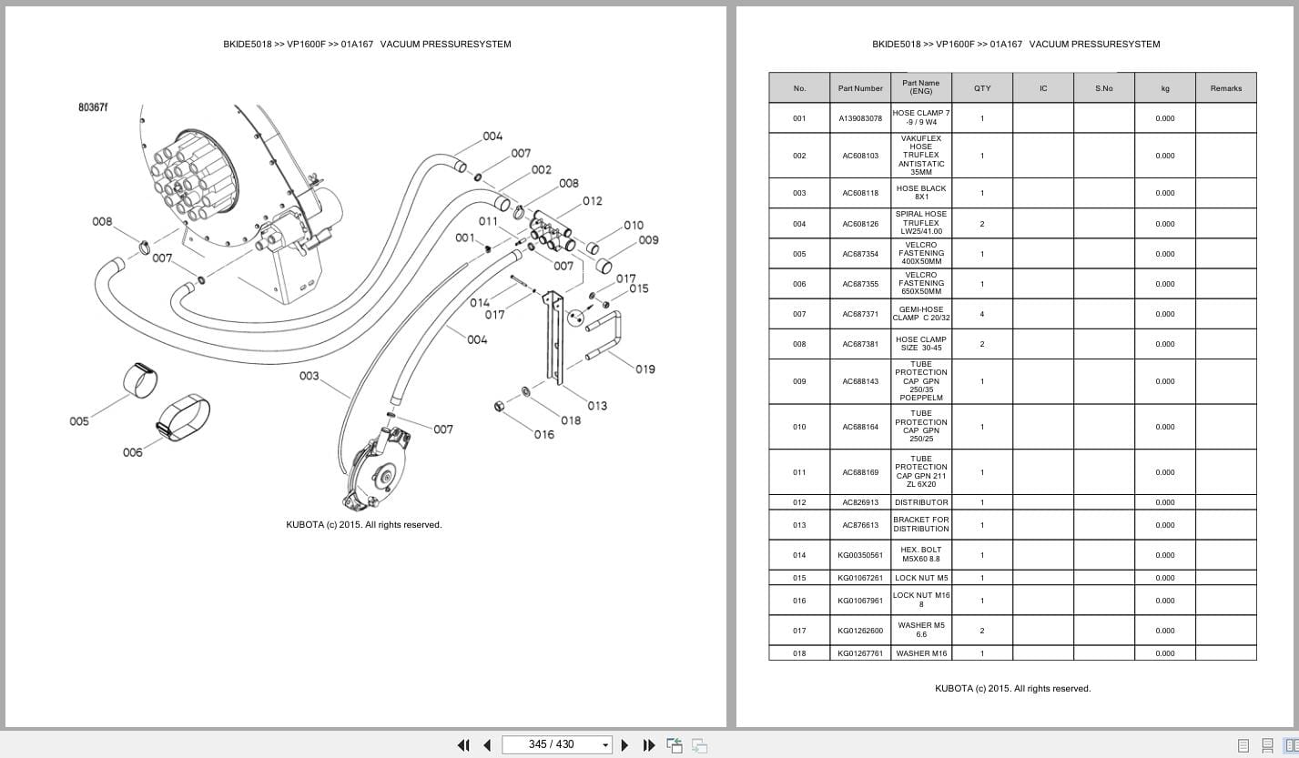 Kubota Seeding VP1600F Australia Parts Catalog (2)