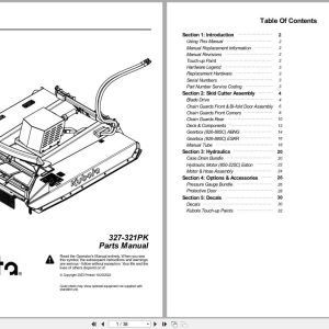 Kubota Skid Cutter AP SC6072 Parts Manual 327 321PK (1)
