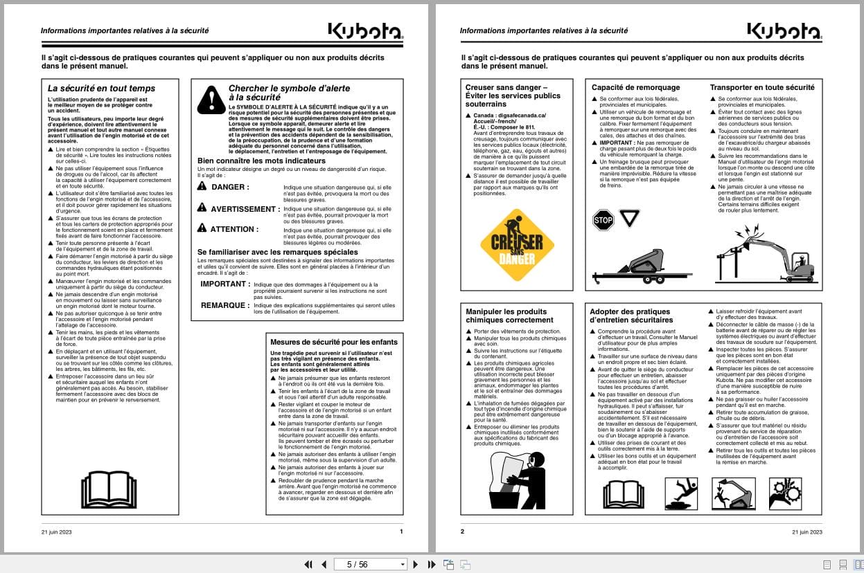 Kubota Stump Grinder AP SSG2024 Operator Manual 328 198MK FRC FR (2)