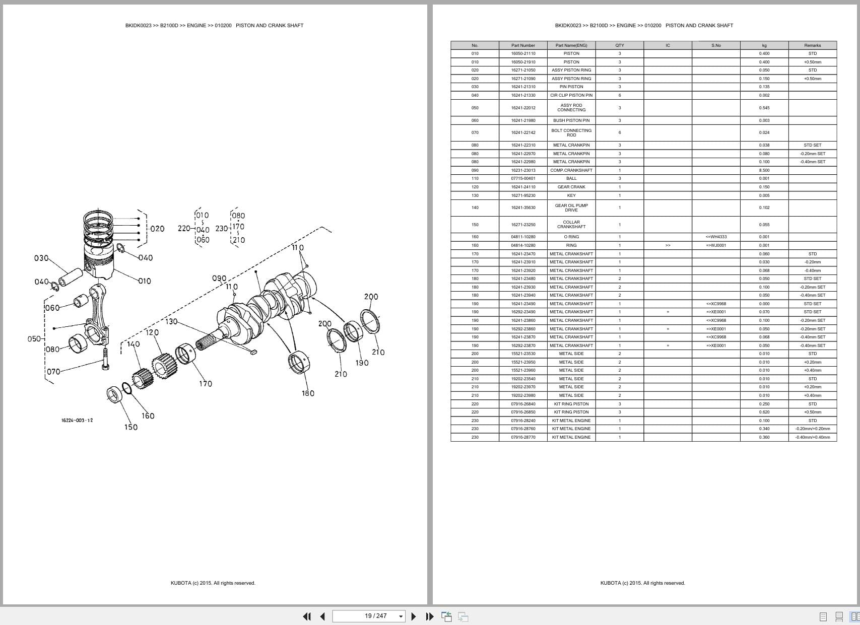 Kubota Tractor B2100D Australia Parts Catalog (2)