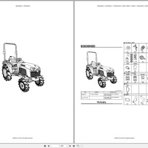 Kubota Tractor B3030HSD Australia Parts Catalog (1)
