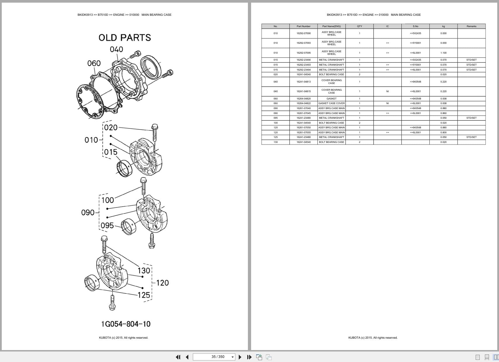 Kubota Tractor B7510D Australia Parts Catalog (2)