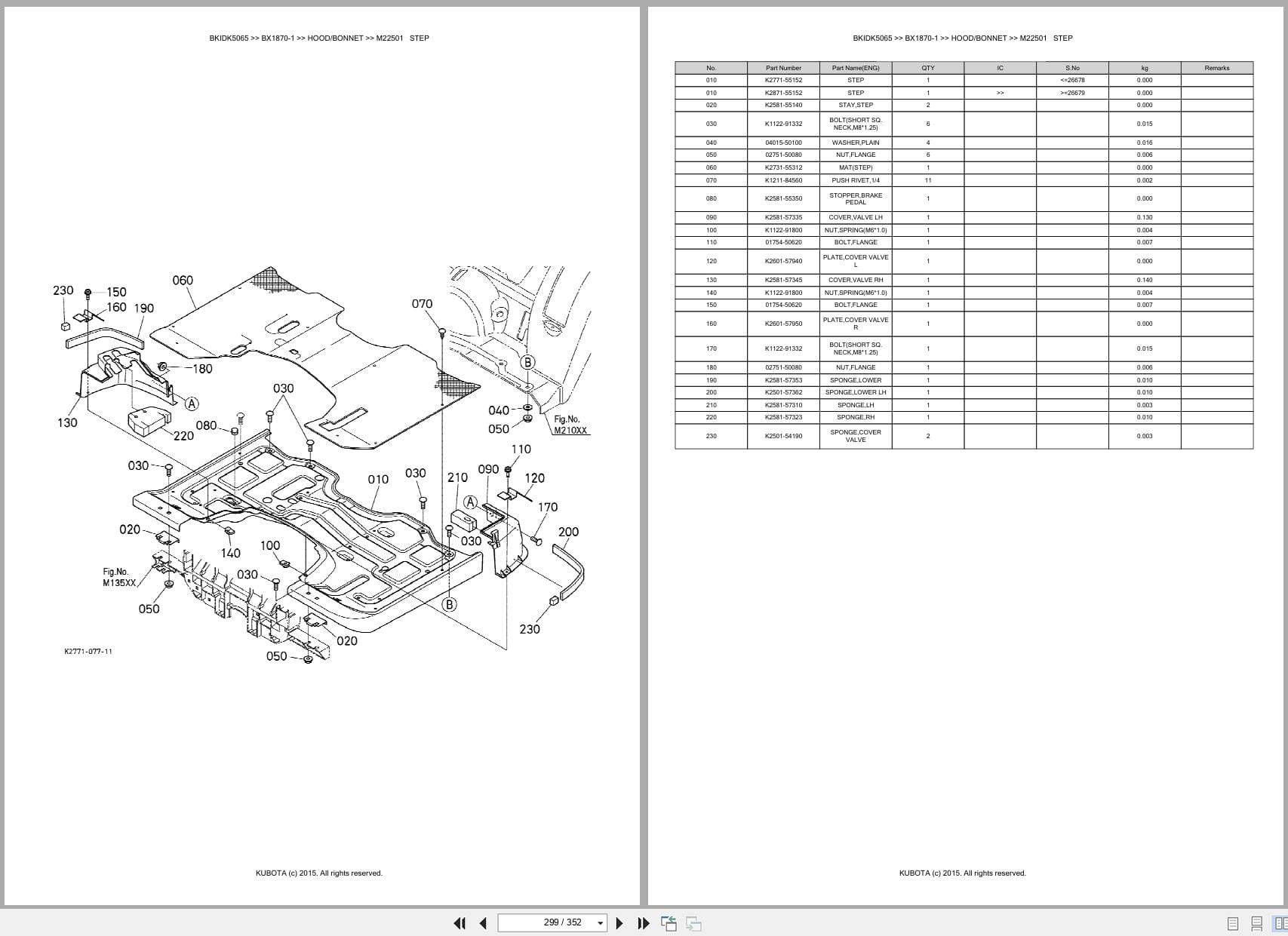 Kubota Tractor BX1870 1 Australia Parts Catalog (2)