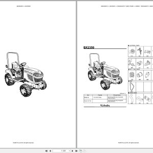 Kubota Tractor BX2350D Australia Parts Catalog (1)