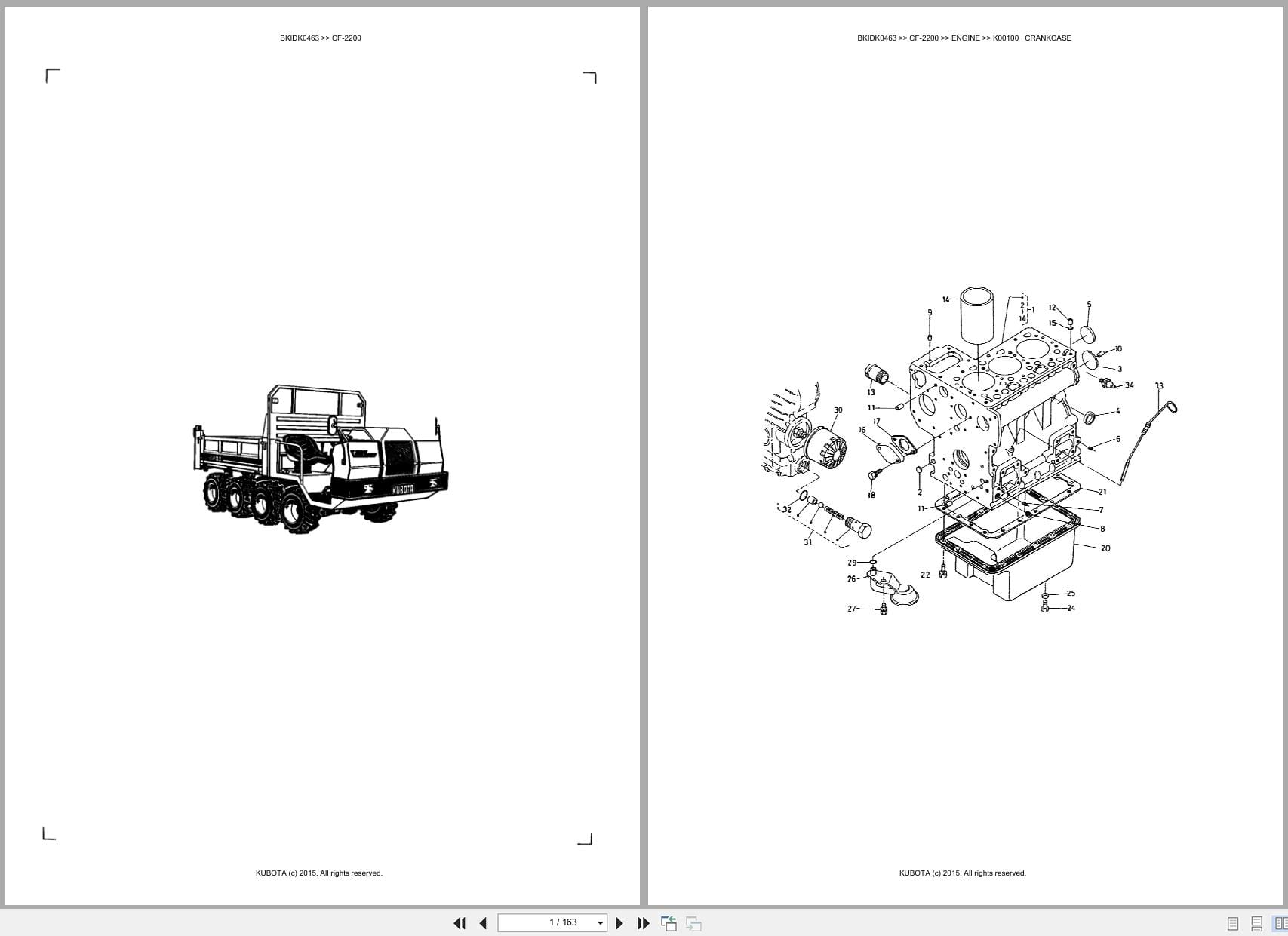 Kubota Tractor CF 2200 Australia Parts Catalog (1)