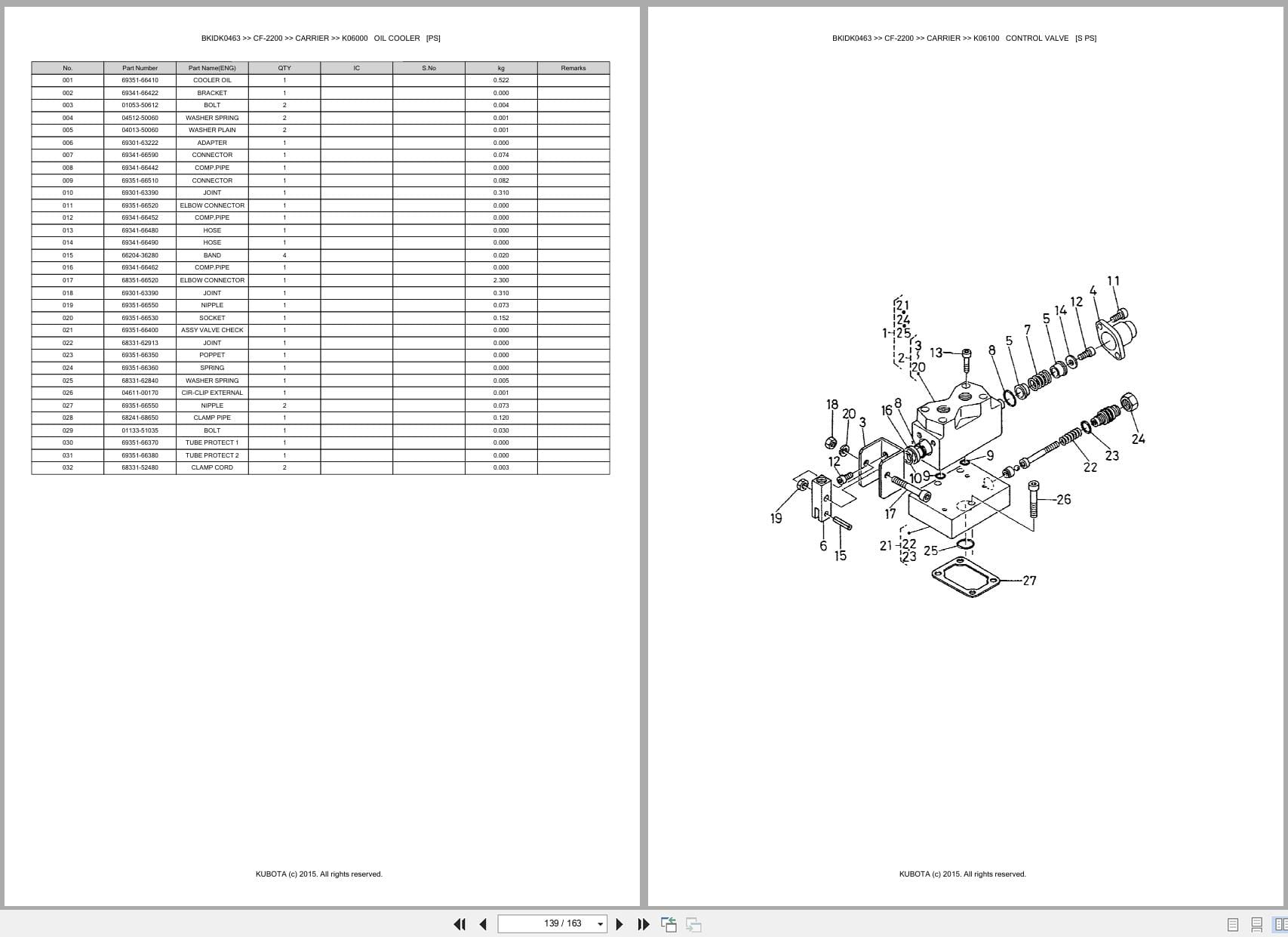 Kubota Tractor CF 2200 Australia Parts Catalog (2)