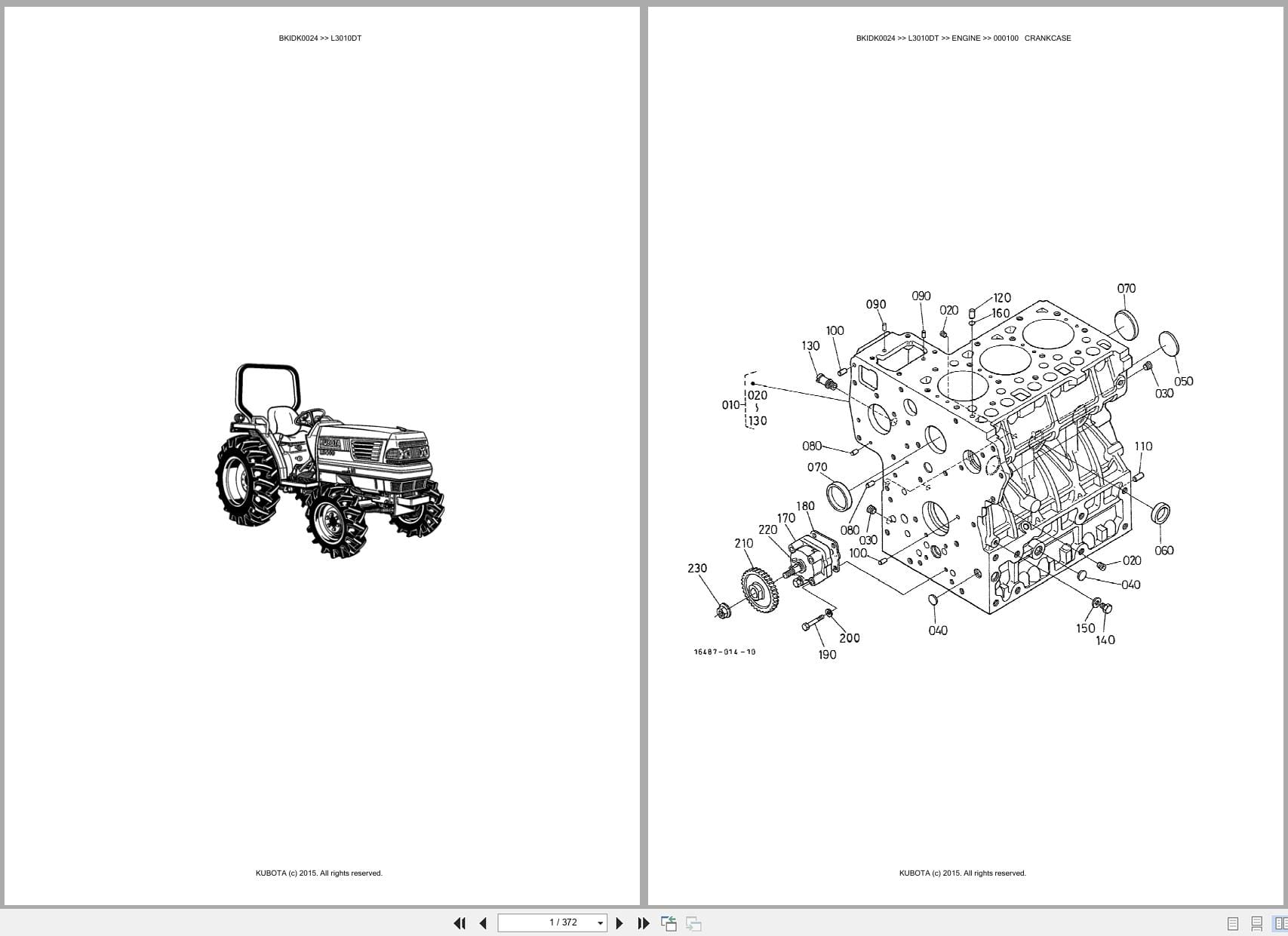 Kubota Tractor L3010DT Australia Parts Catalog (1)