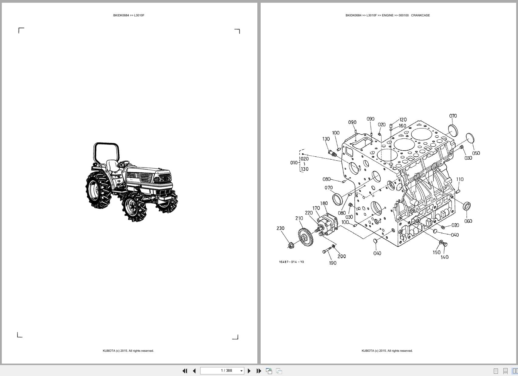 Kubota Tractor L3010F Australia Parts Catalog (1)