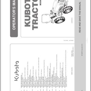 Kubota Tractor L3200 L3800 Operators Manual C420 1971 5 (1)