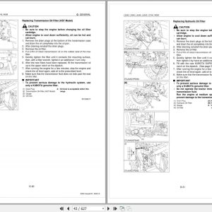Kubota Tractor L3240 to L5740 Workshop Manual 9Y111 01092 (2)