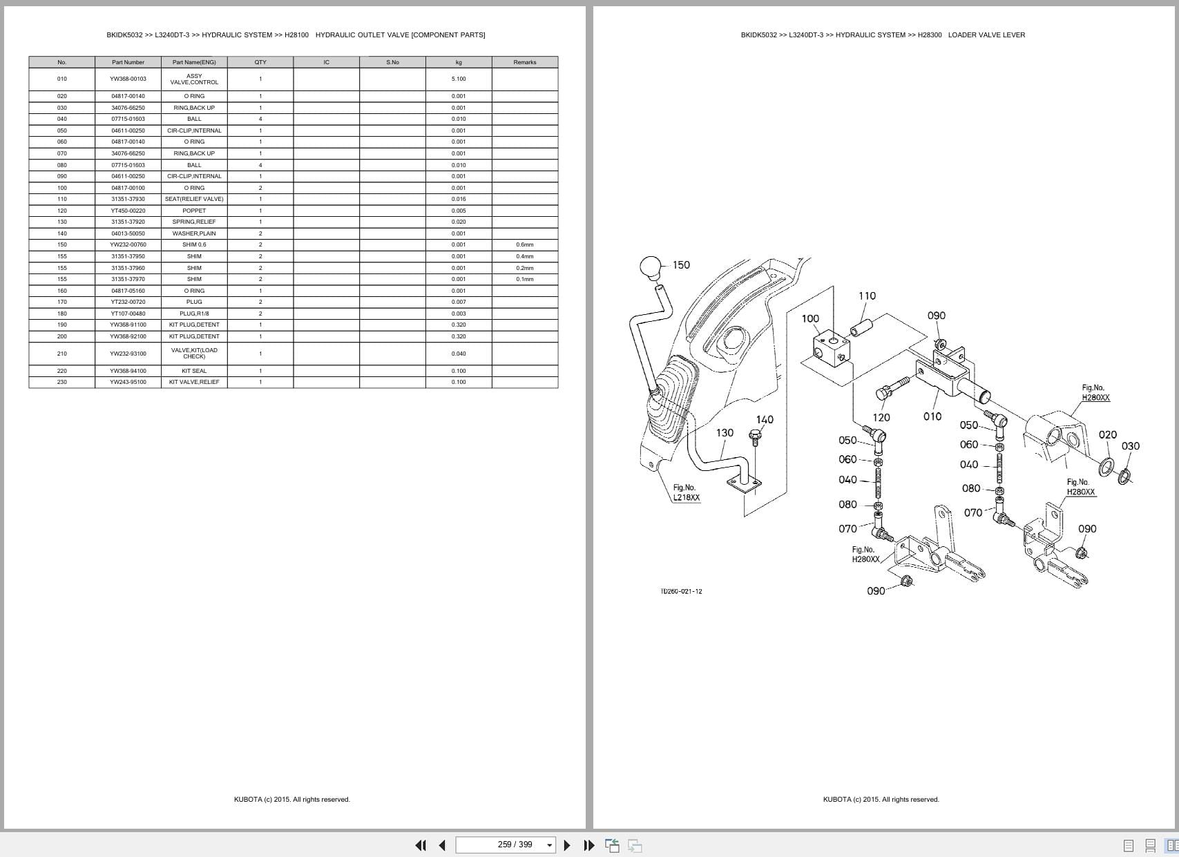 Kubota Tractor L3240DT 3 Australia Parts Catalog (2)