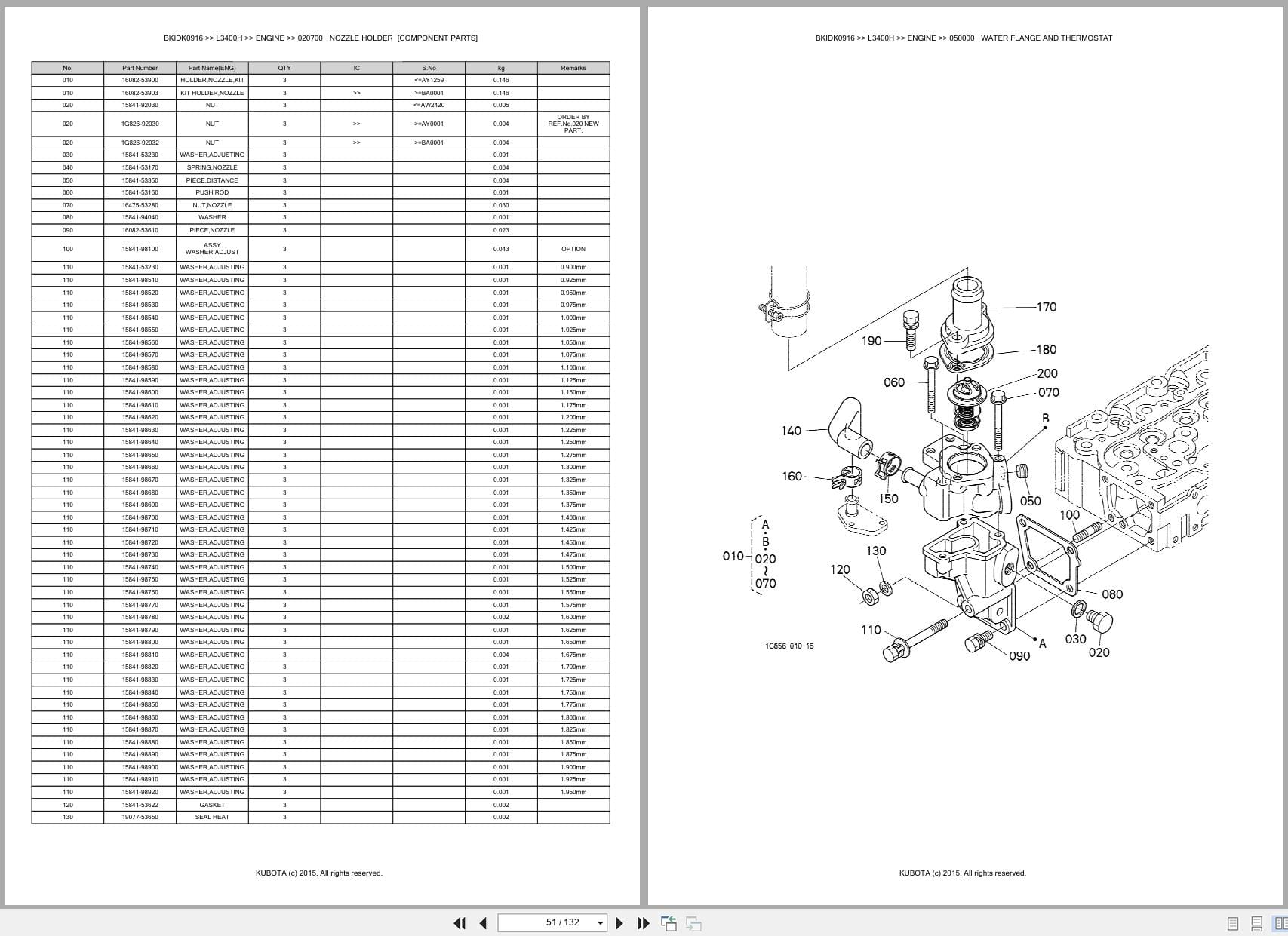Kubota Tractor L3400H Australia Parts Catalog (2)