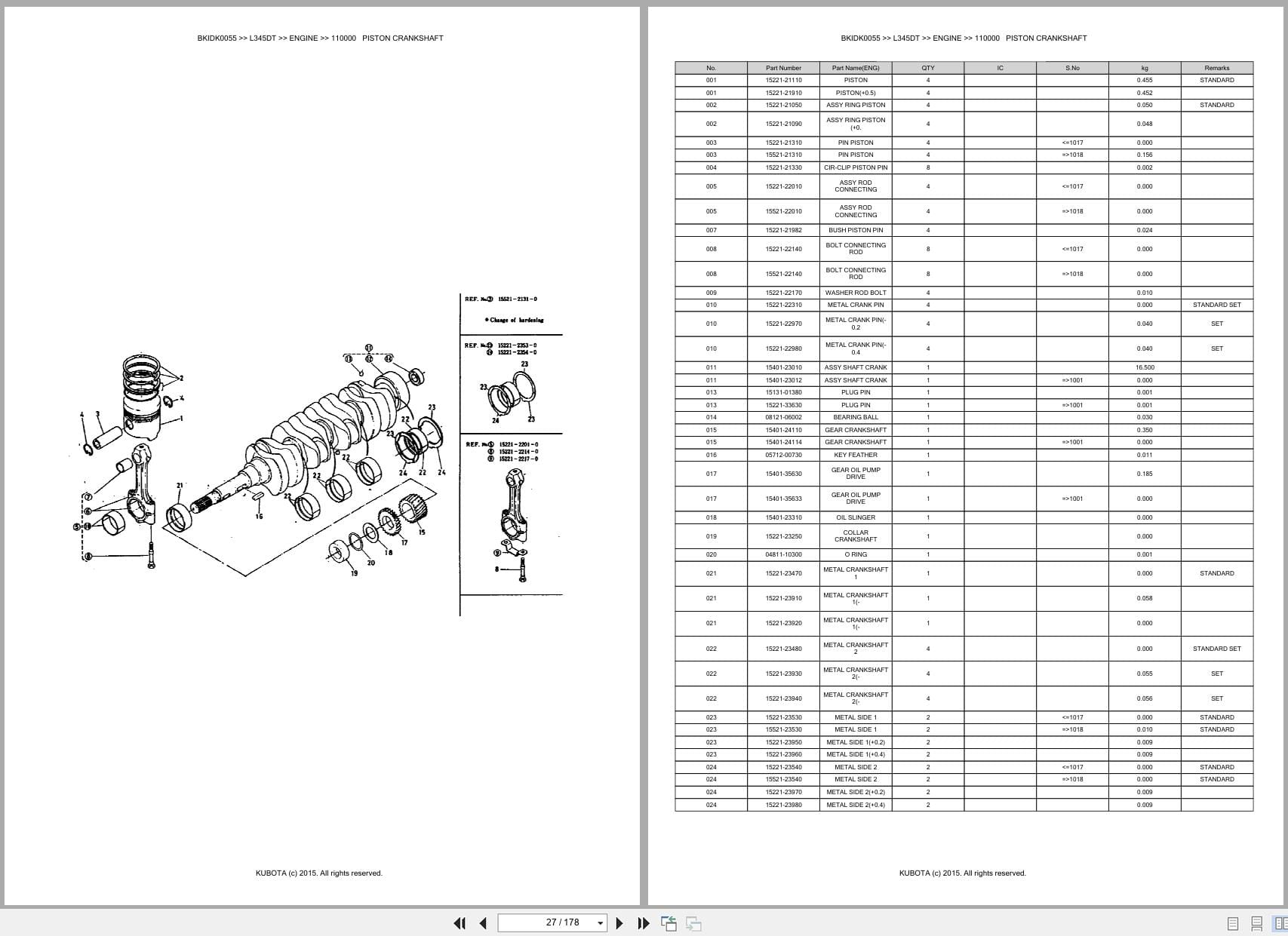 Kubota Tractor L345DT Australia Parts Catalog (2)