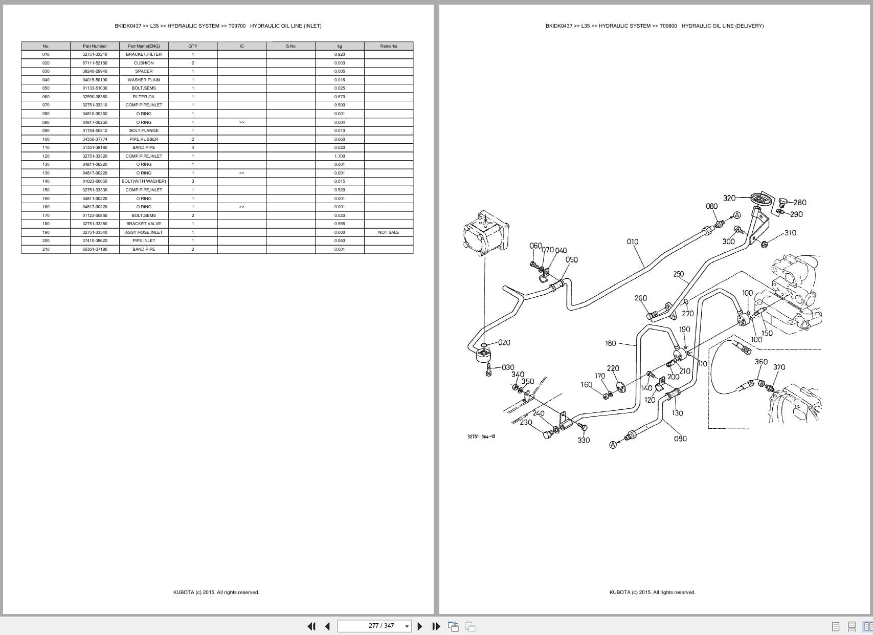 Kubota Tractor L35 Australia Parts Catalog (2)