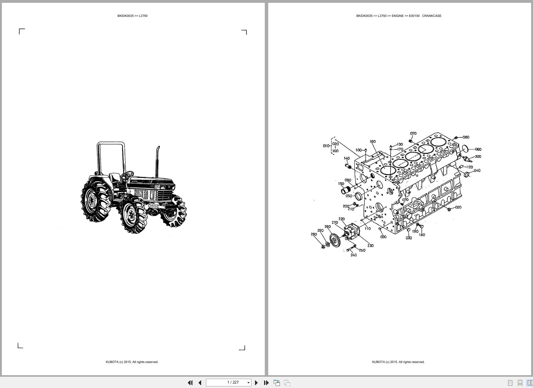 Kubota Tractor L3750 Australia Parts Catalog (1)