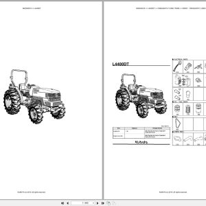 Kubota Tractor L4400DT Australia Parts Catalog (1)