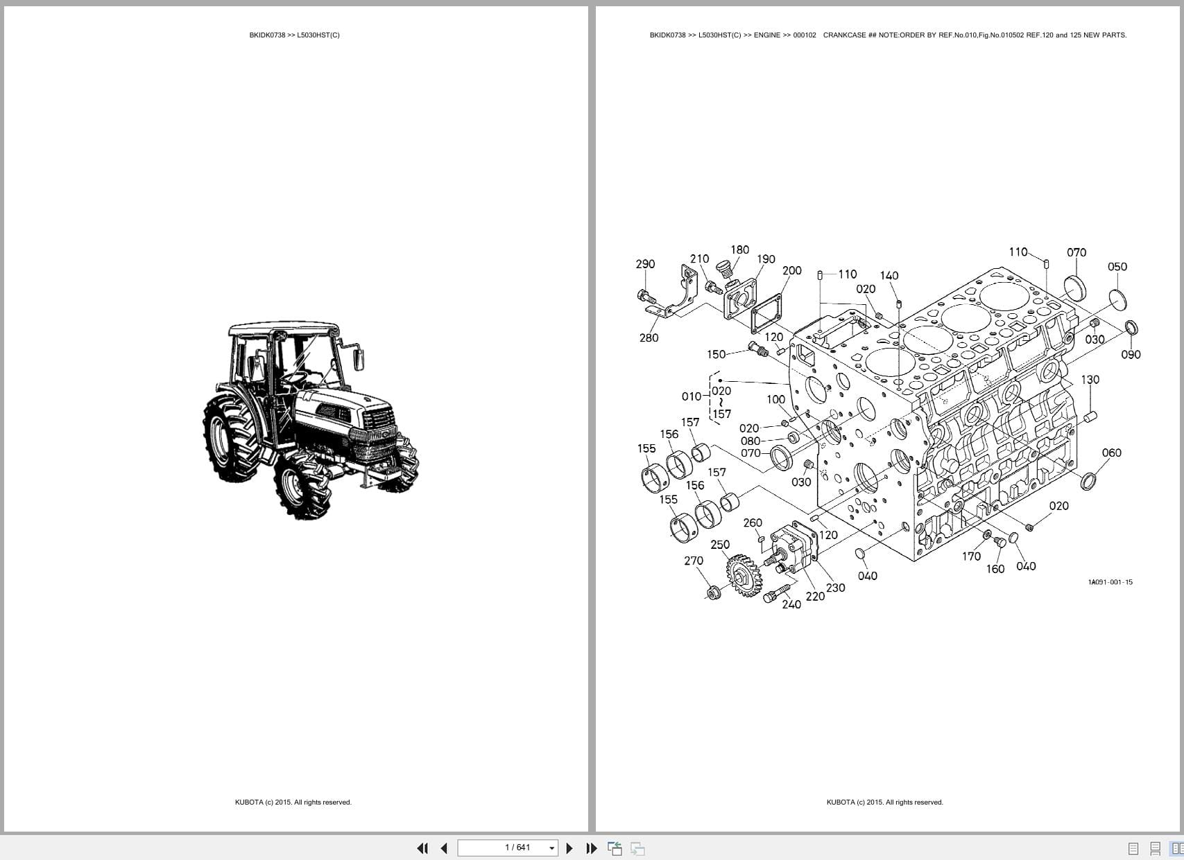 Kubota Tractor L5030HST(C) Australia Parts Catalog (1)