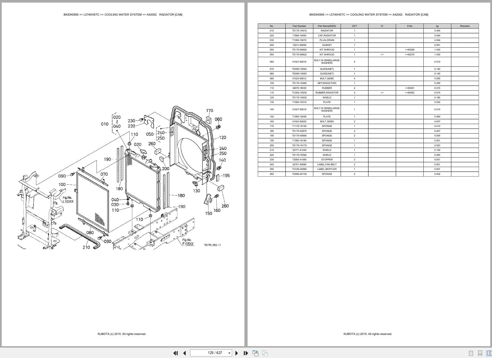 Kubota Tractor L5740HSTC Australia Parts Catalog (2)