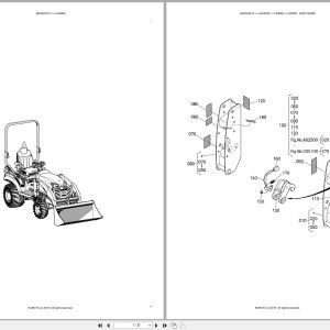 Kubota Tractor Loader LA340NZ Australia Parts Catalog (1)