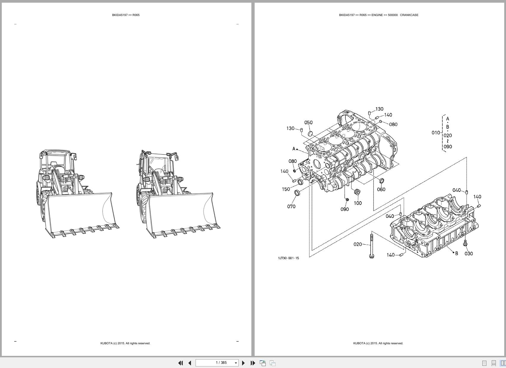 Kubota Tractor Loader R065 Australia Parts Catalog (1)
