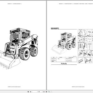 Kubota Tractor Loader SSV65PC 50001~ Australia Parts Catalog (1)